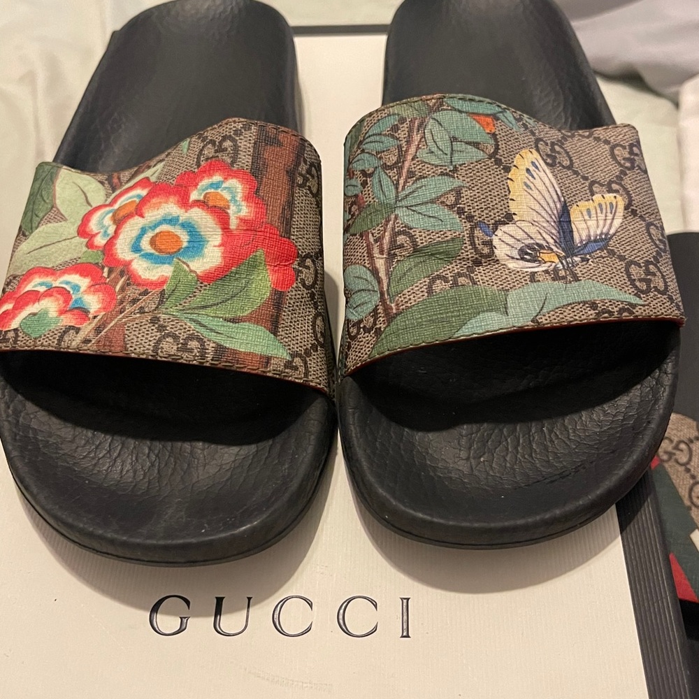 Gucci Floral Slides